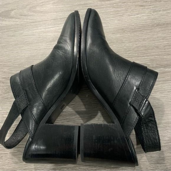 💥FINAL PRICE💥 Frye | Black Flynn Leather Harness Mule Size 9 - Picture 6 of 11